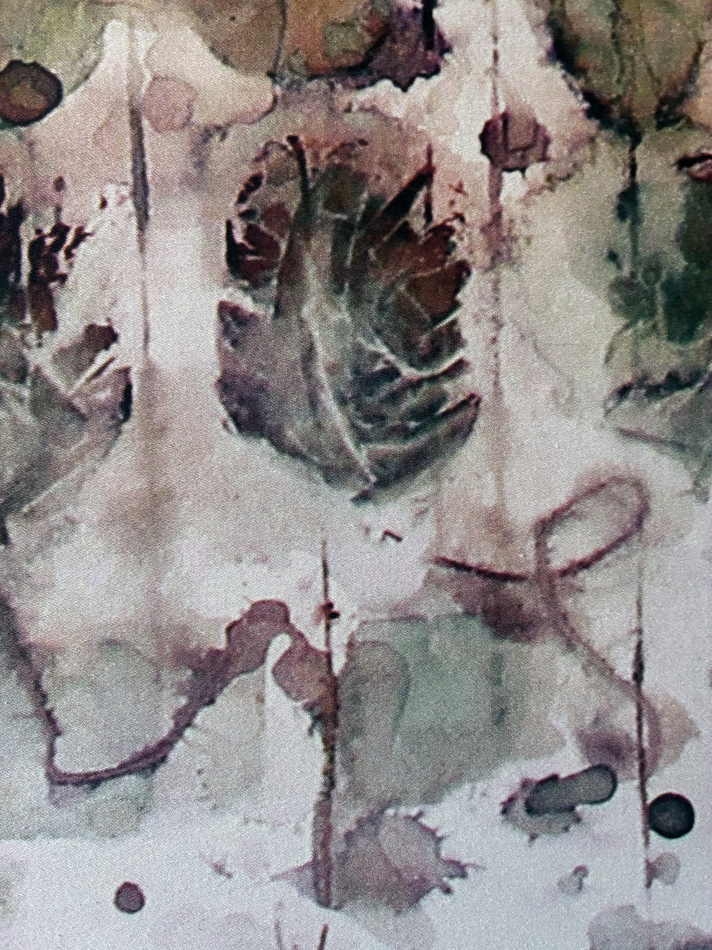 Wall Art Tea-Printed with 100 Rose-Hips Teabags 40x50" - Teascarf Brooklyn