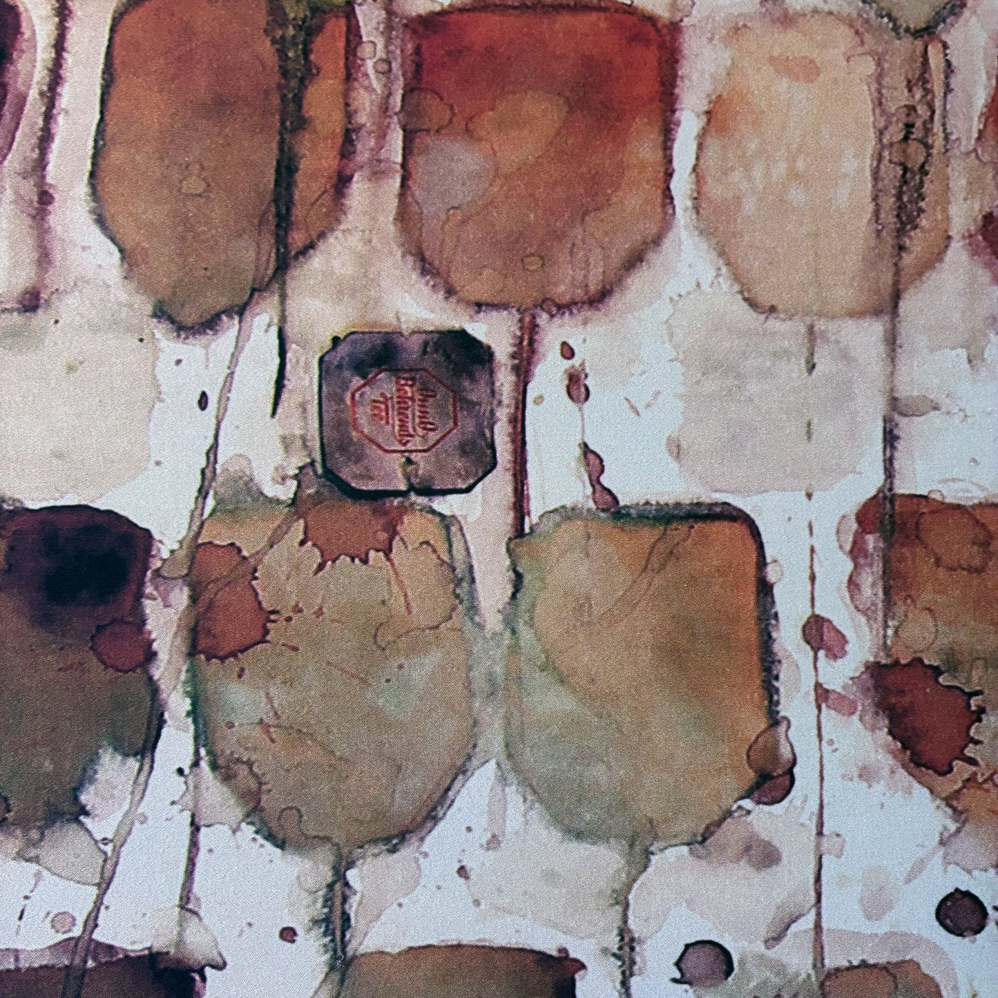 Wall Art With 100 Rose-Hips Teabags 40x50"