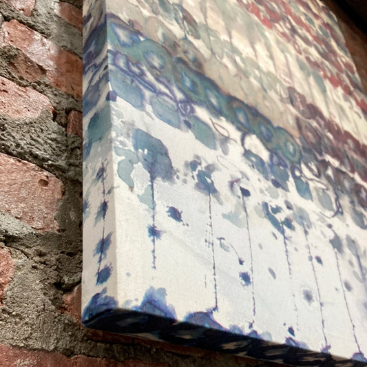 Wall Art Tea-Printed With 80 Rose Hips Teabags 24x36" - Teascarf Brooklyn