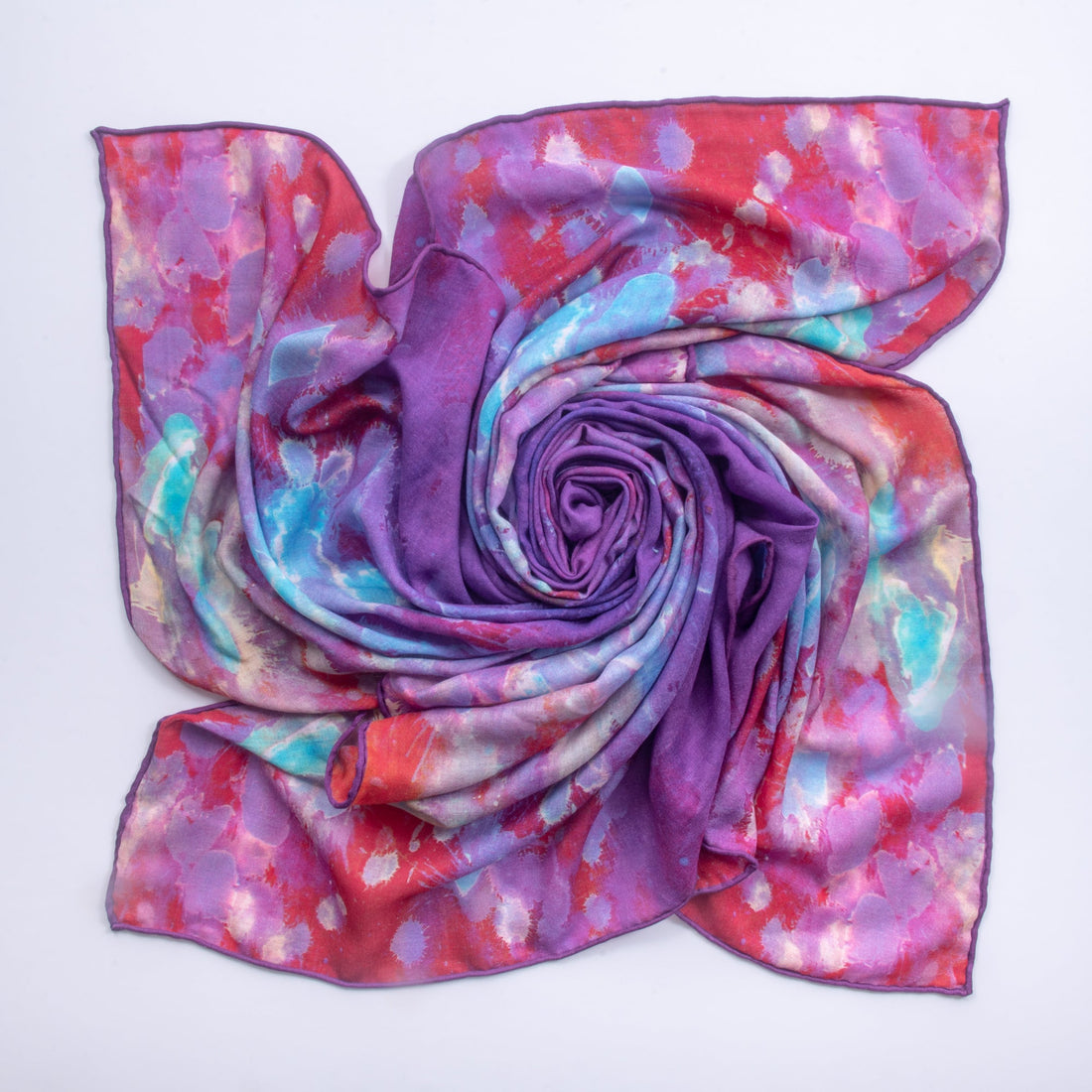 Tea-printed silk scarf — how much to spend on a silk scarf, Teascarf Brooklyn
