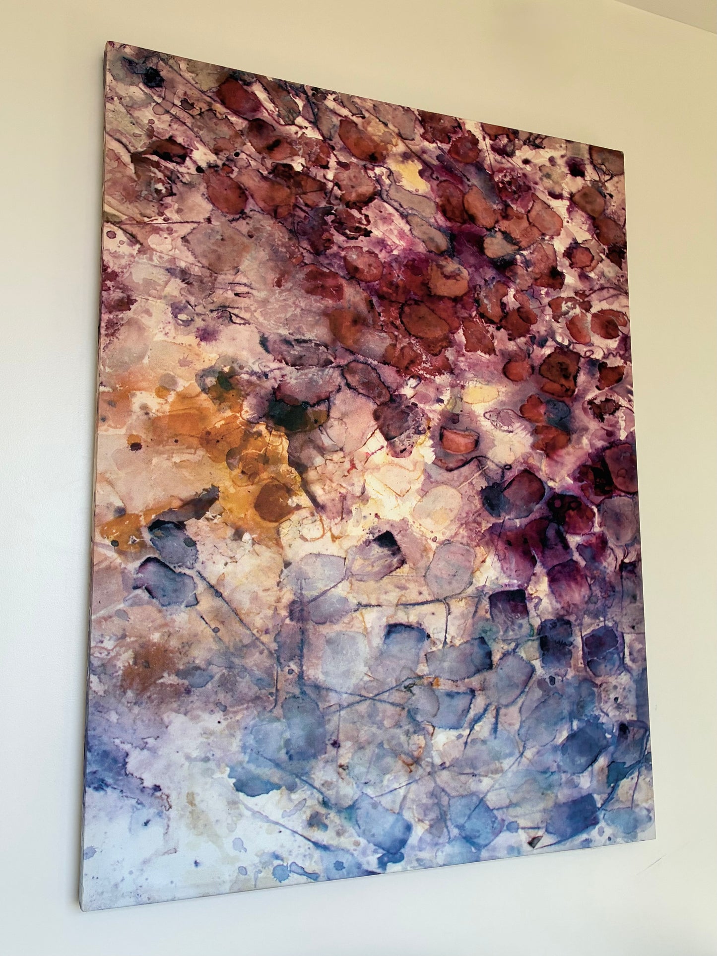 Rare Earth Art Print – Tea-Printed Wall Art (40×50")