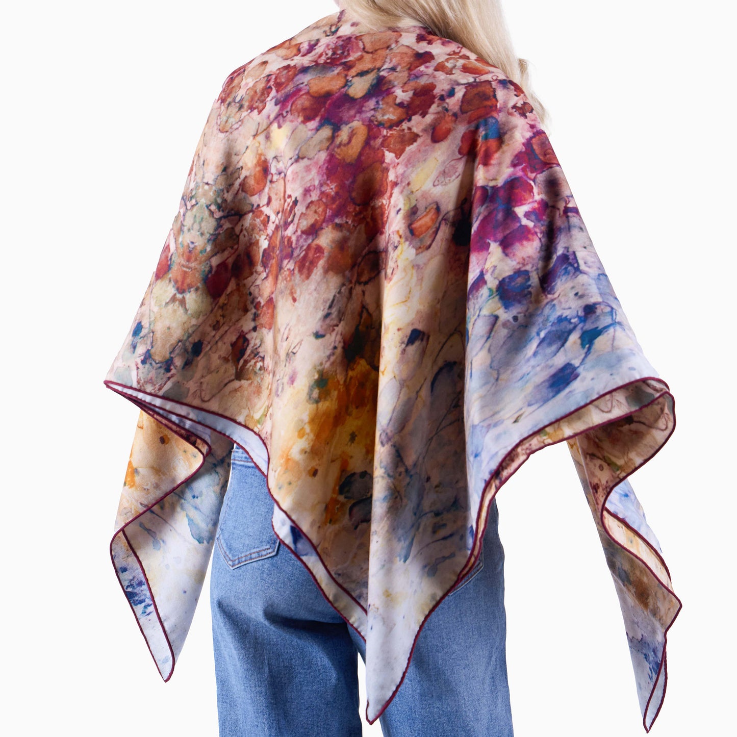 Oversized Rare Earth Silk/Wool Scarf