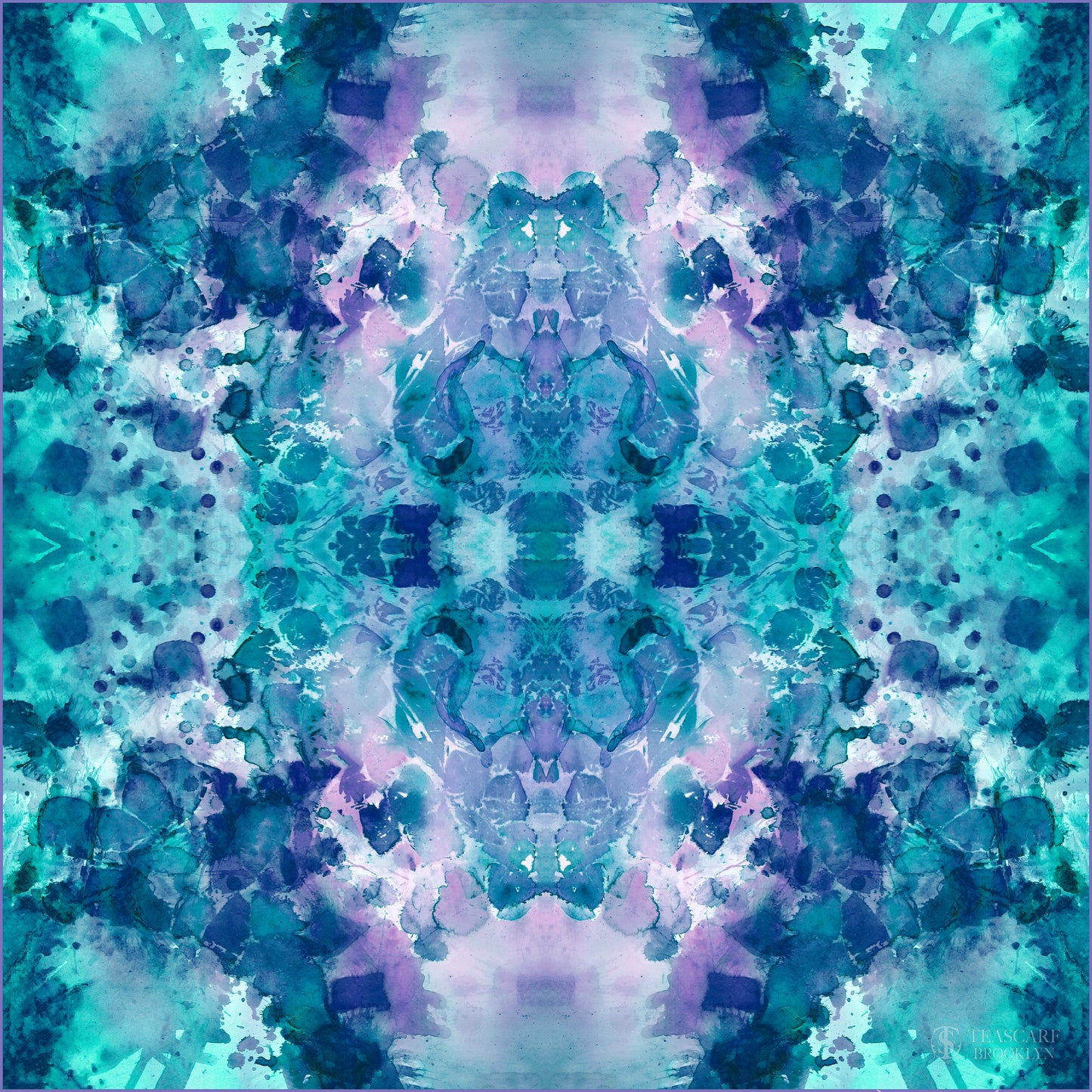 Peacock Green Oversized Square Silk Chiffon Scarf - 100% Silk, 53x53"