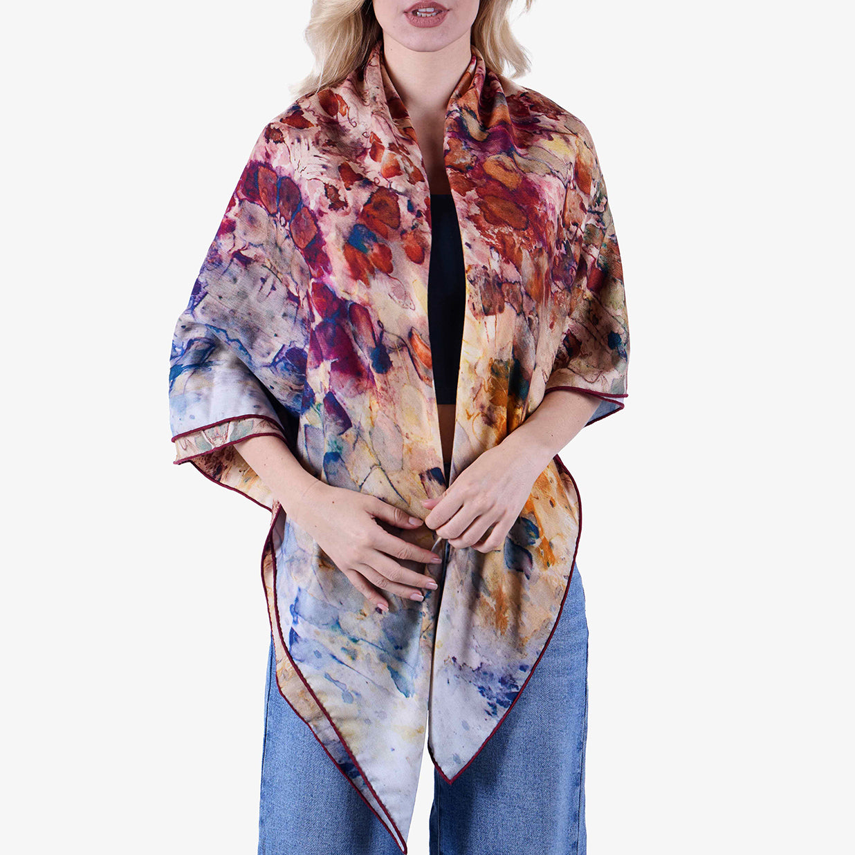 Rare Earth — Silk-Wool 52" - Teascarf Brooklyn