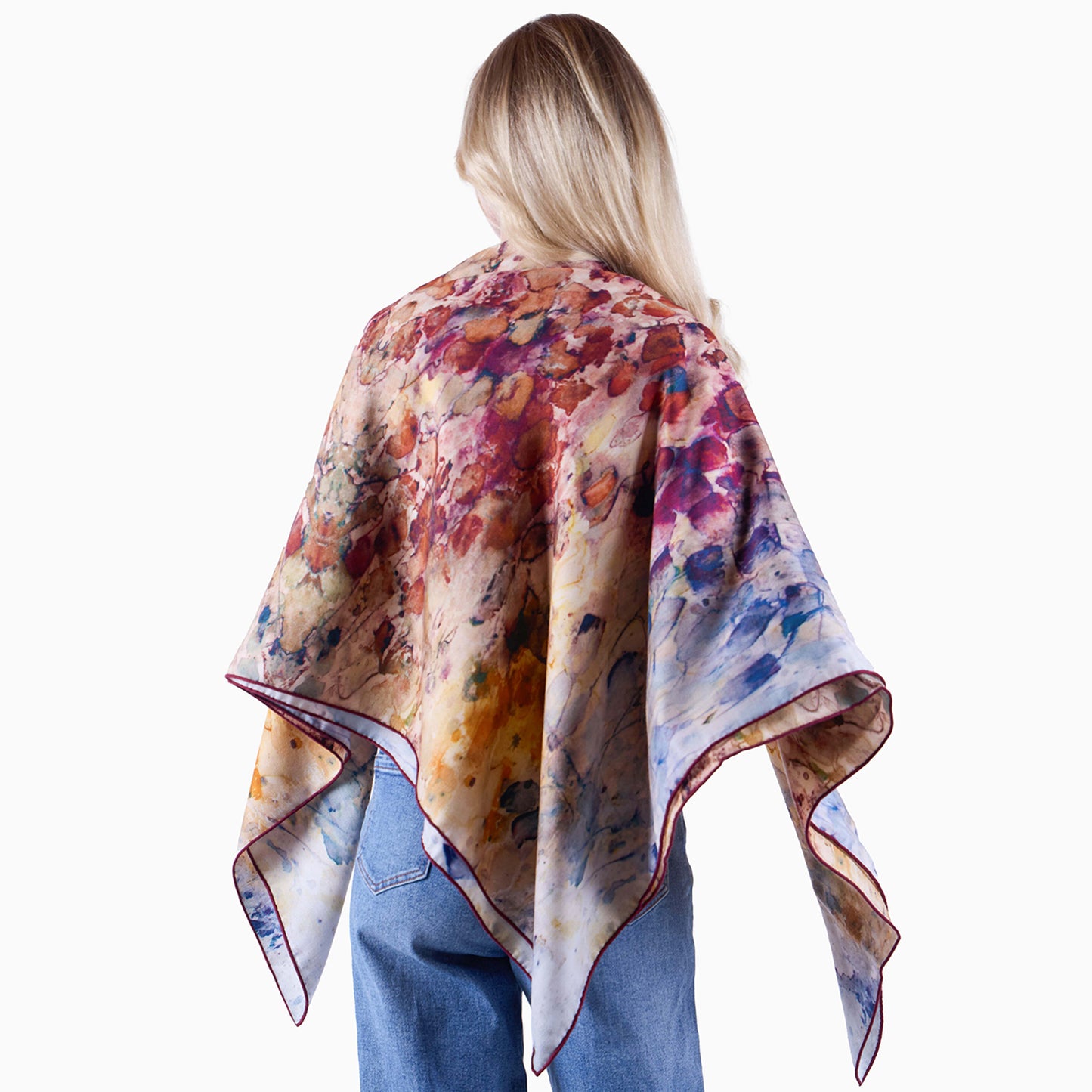 Oversized Rare Earth Silk/Wool Scarf