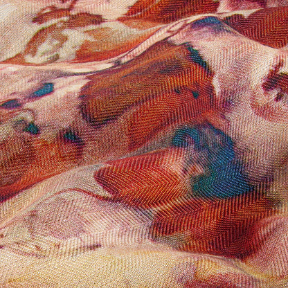 Rare Earth — Silk-Wool Art Scarf (52”)