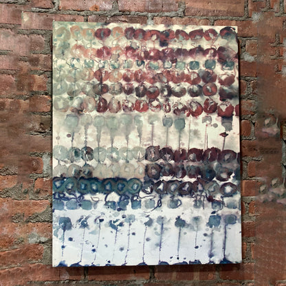 Wall Art Tea-Printed With 80 Rose Hips Teabags 24x36" - Teascarf Brooklyn