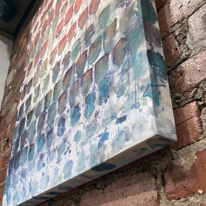 Wall Art Tea-Printed With 100 Rose Hips Tea Bags - Teascarf Brooklyn