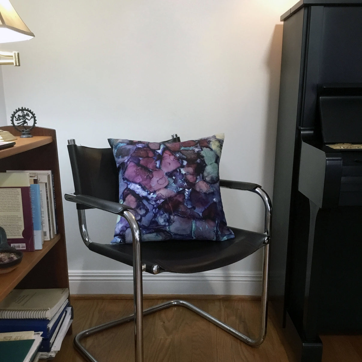 Garnet Square Tea-Printed Pillow Cover - Teascarf Brooklyn