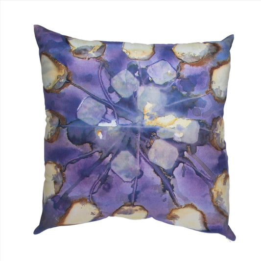 Radiant Purple 18x18 Pillow Cover from Teascarf Brooklyn.